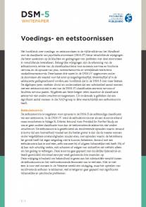 Voedings- en eetstoornissen in de DSM-5